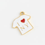 Gold Charm I Love NY Shirt II