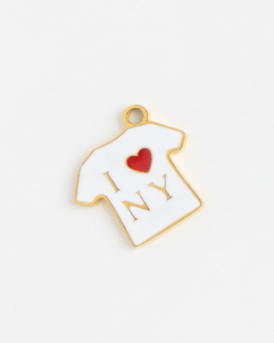 Gold Charm I Love NY Shirt II