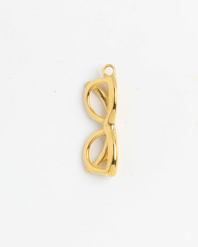 Gold Charm Oval Glasses