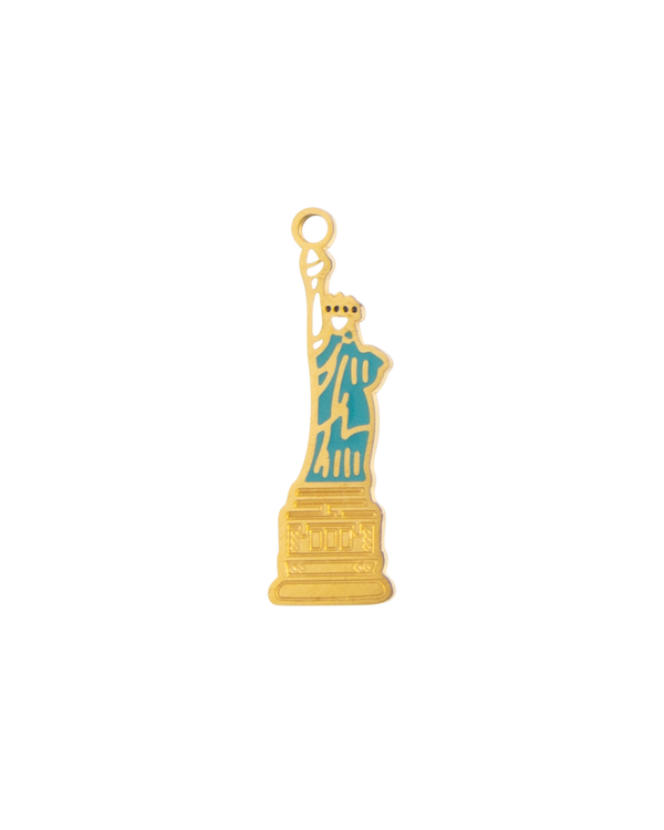 Gold Charm Statue of Liberty II