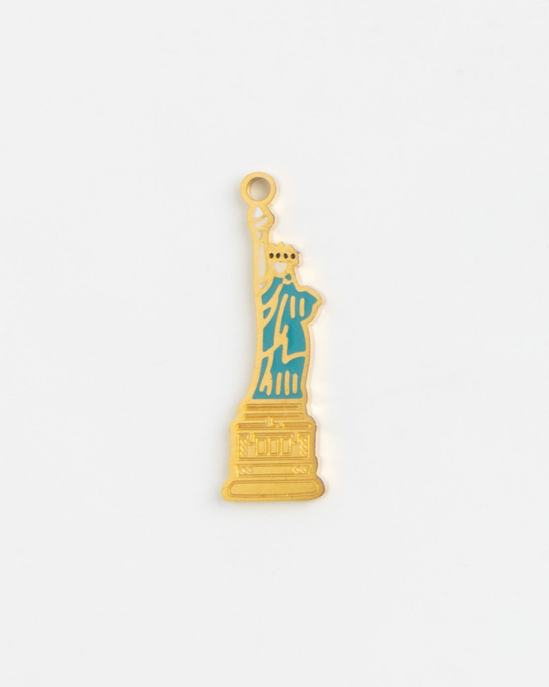 Gold Charm Statue of Liberty II