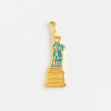 Gold Charm Statue of Liberty II