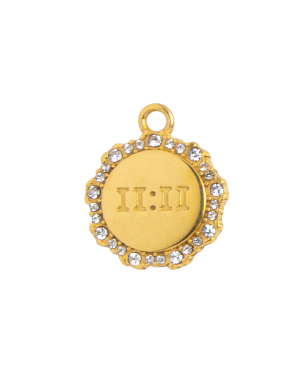 Gold Charm 11:11 Coin