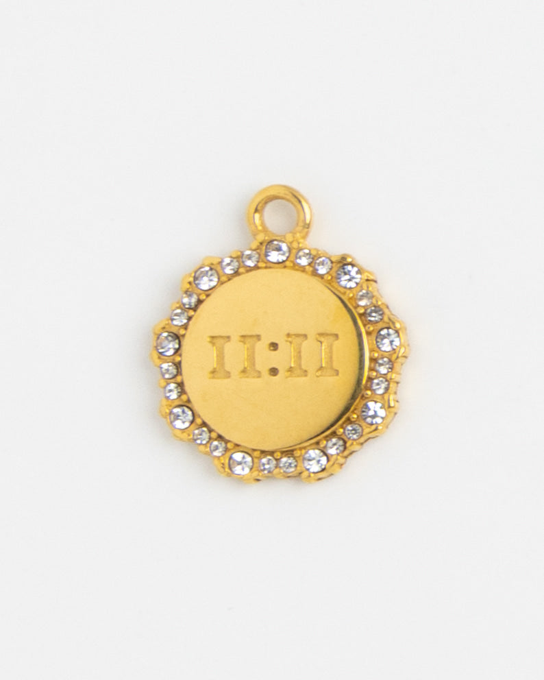 Gold Charm 11:11 Coin