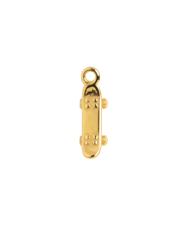 Gold Charm Skateboard