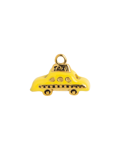 Gold Charm Yellow Taxi