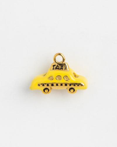 Gold Charm Yellow Taxi
