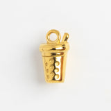 Gold Charm Bubble Tea
