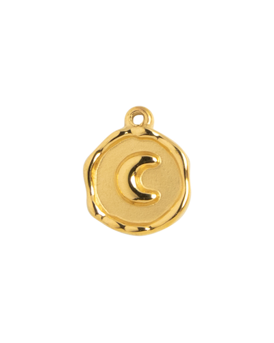 Gold Charm Moon Coin