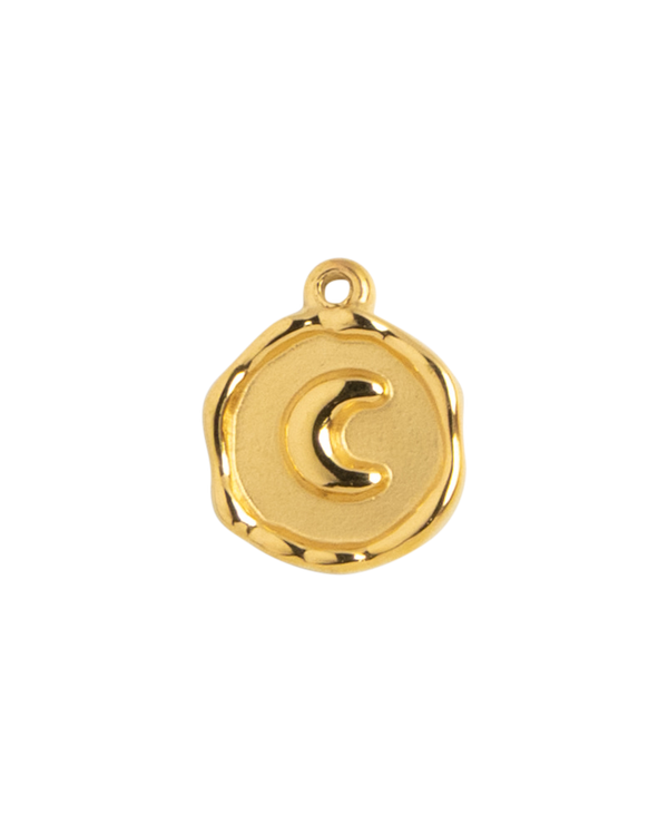 Gold Charm Moon Coin
