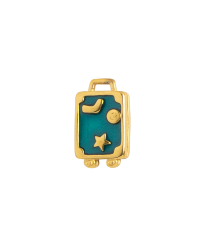 Gold Charm Suitcase