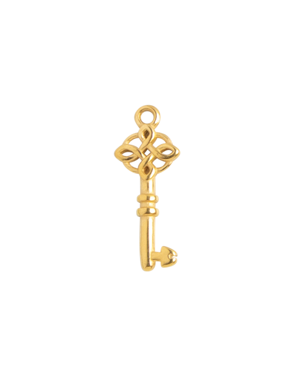 Gold Charm Vintage Key