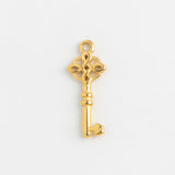 Gold Charm Vintage Key