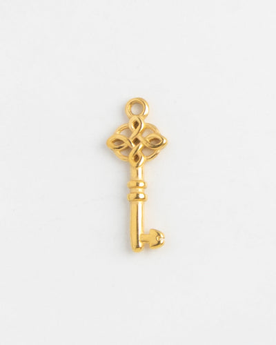 Gold Charm Vintage Key