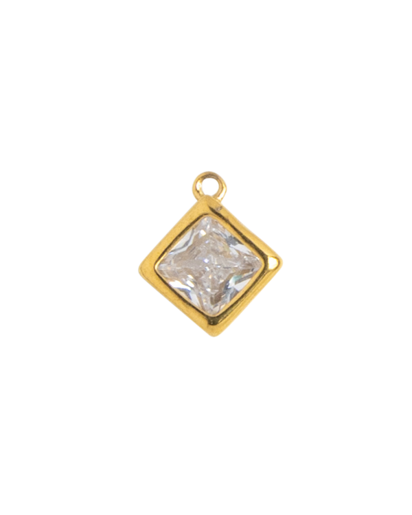 Gold Charm Crystal Diamond
