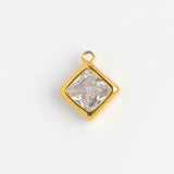 Gold Charm Crystal Diamond