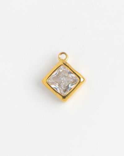 Gold Charm Crystal Diamond