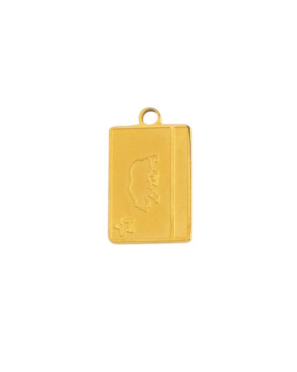 Gold Charm California Suitcase
