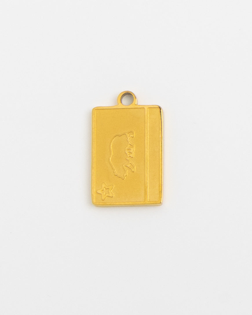 Gold Charm California Suitcase
