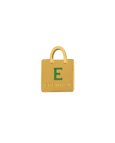 Gold Charm Shopping Bag