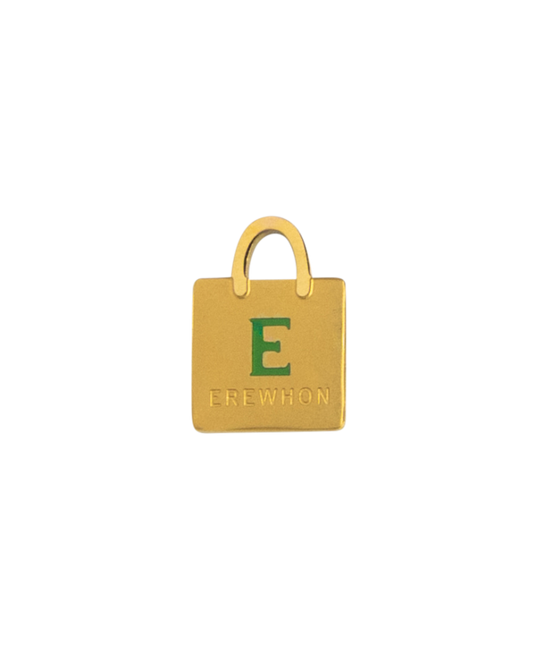 Gold Charm Shopping Bag