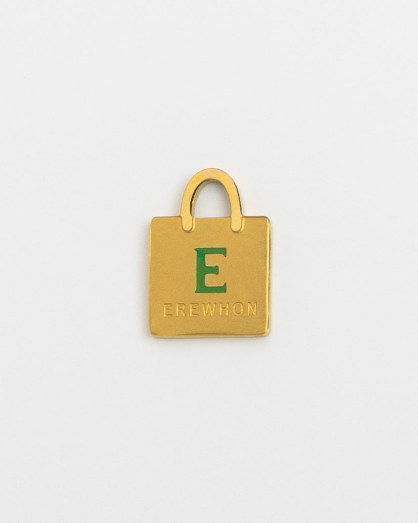 Gold Charm Shopping Bag