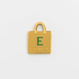 Gold Charm Shopping Bag