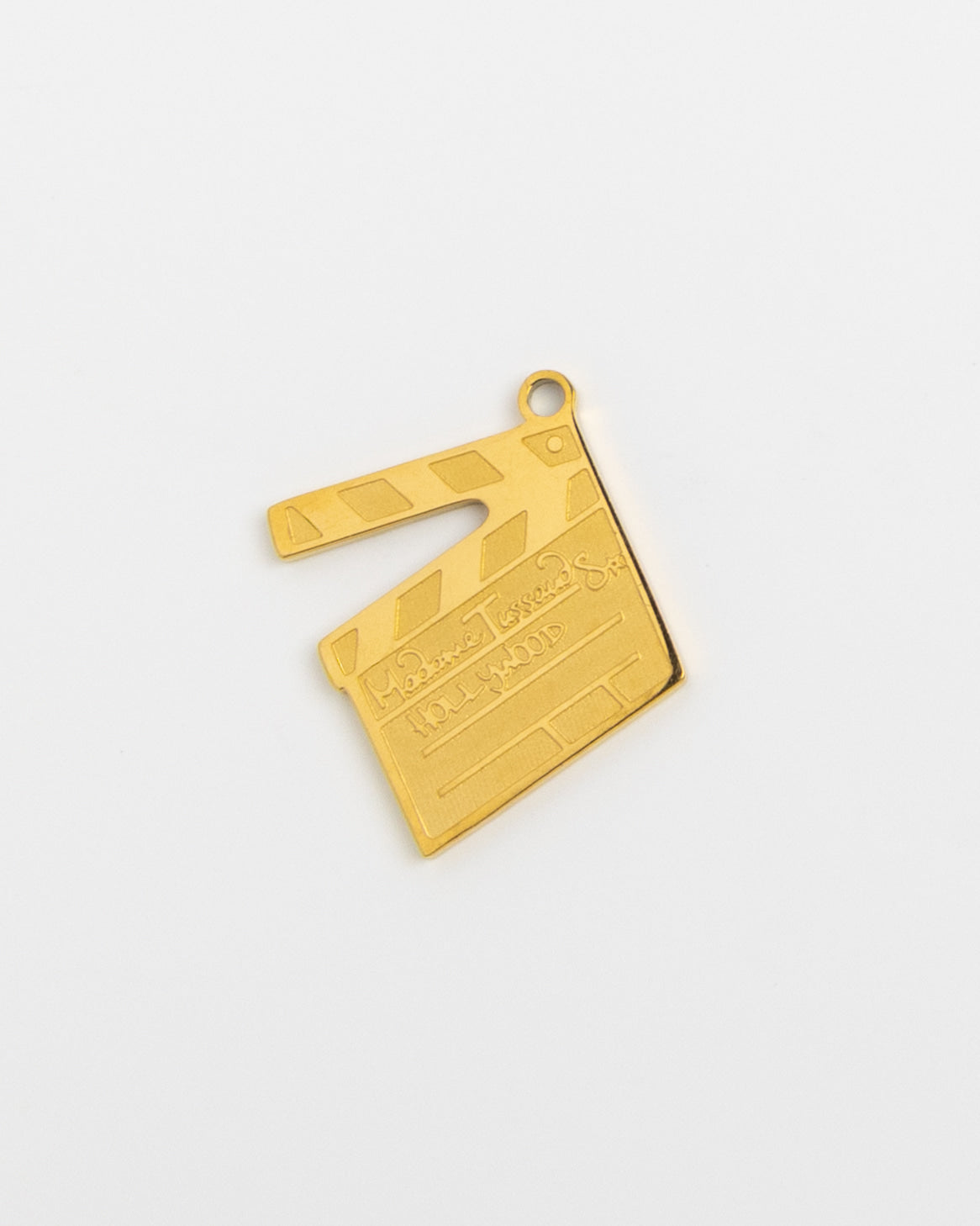 Gold Charm Hollywood Clapperboard