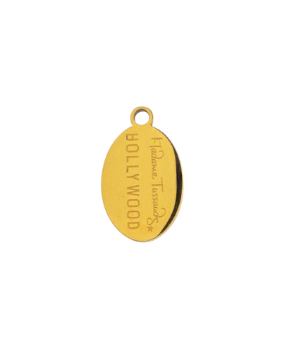 Gold Charm Hollywood Tag