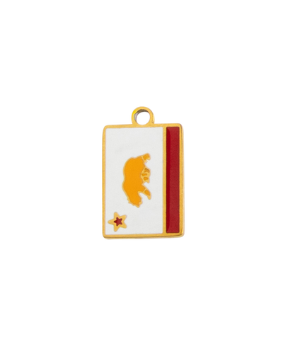 Gold Charm California Flag