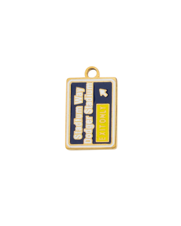 Gold Charm California Plate