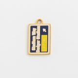 Gold Charm California Plate