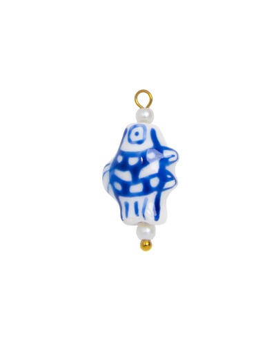 Ceramic Fish Blue Pattern