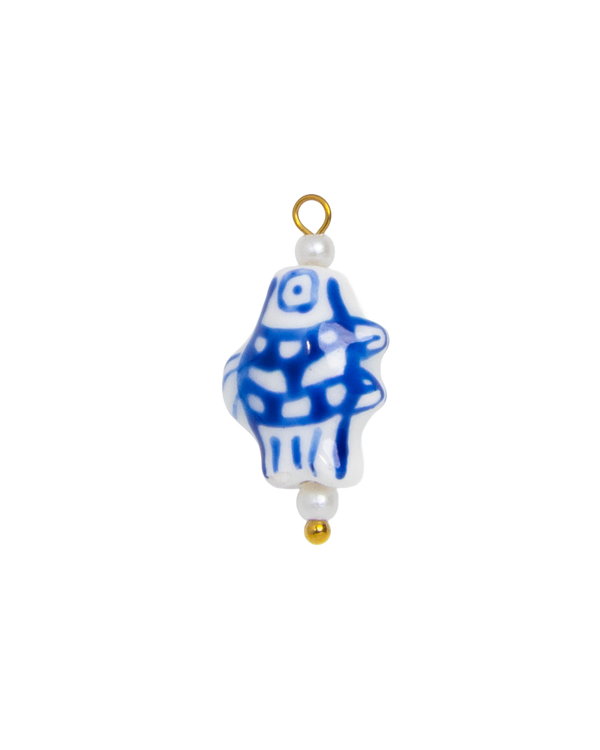 Ceramic Fish Blue Pattern