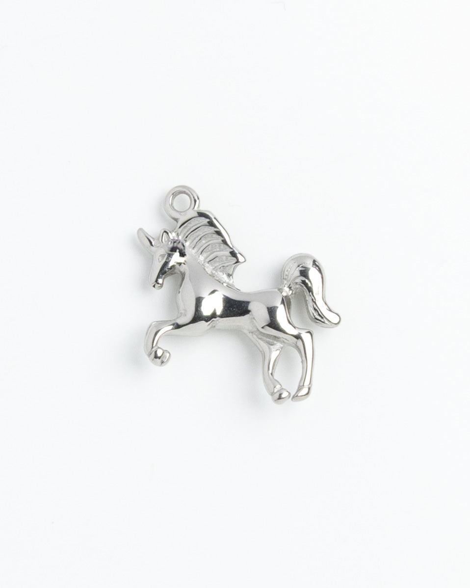 Silver Charm Unicorn