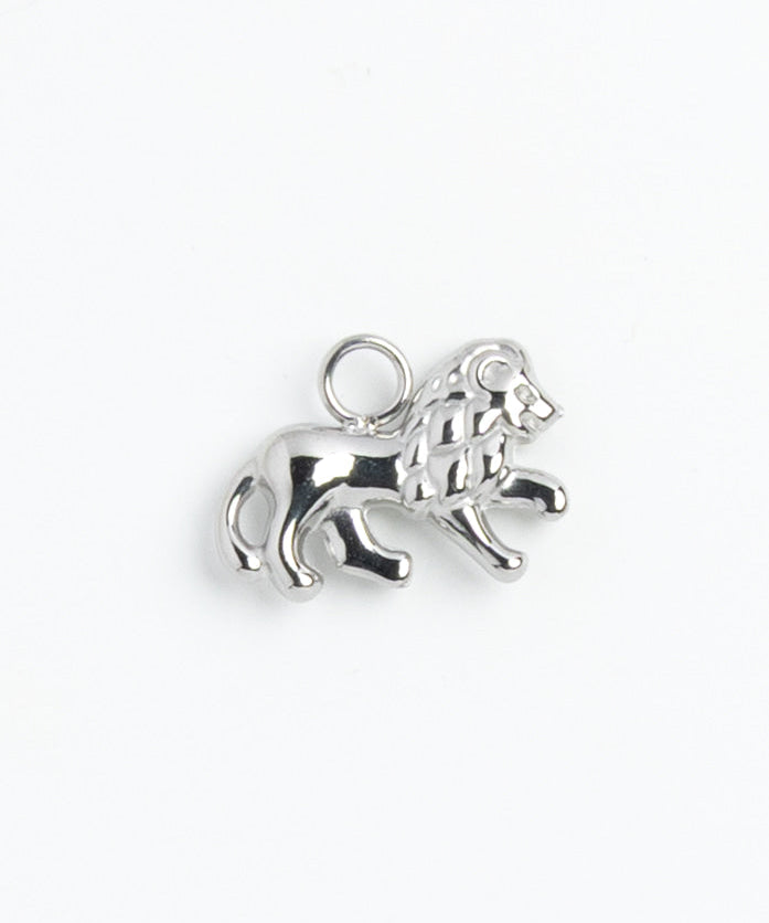 Silver Charm Walking Lion