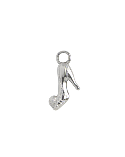Silver Charm Rhinestone Bone