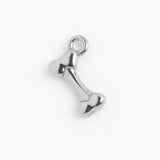 Silver Charm Puppy Bone