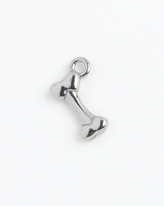 Silver Charm Puppy Bone