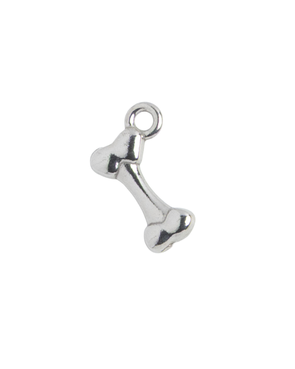 Silver Charm Puppy Bone