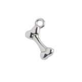 Silver Charm Puppy Bone