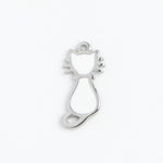 Silver Charm White Cat