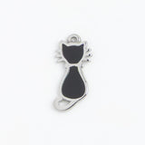Silver Charm Black Cat