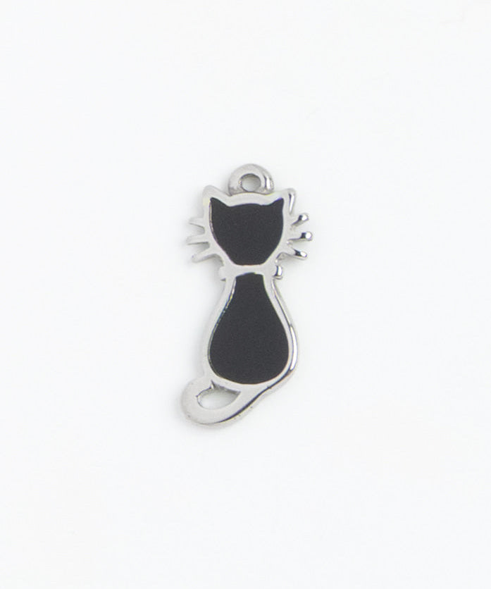 Silver Charm Black Cat