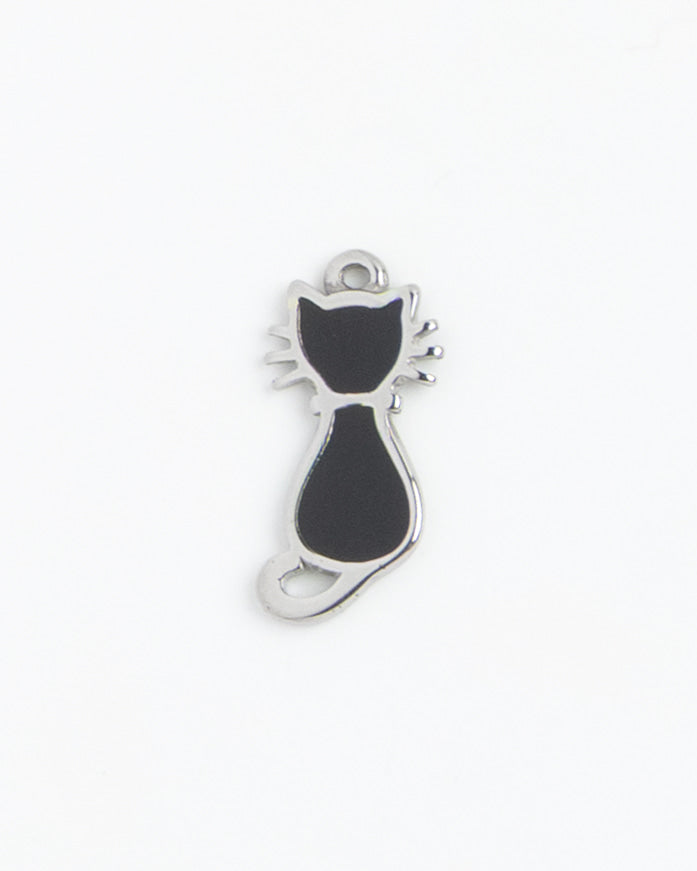 Silver Charm Black Cat