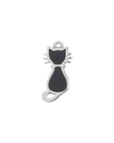 Silver Charm Black Cat