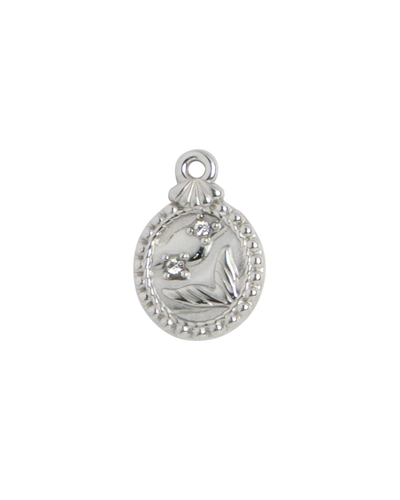 Silver Charm Black Kitty