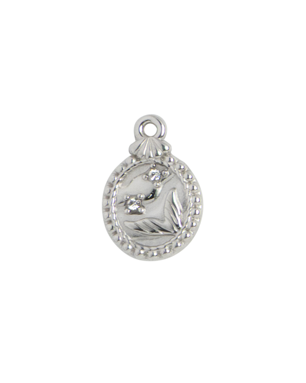 Silver Charm Black Kitty