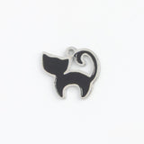 Silver Charm Black Kitty