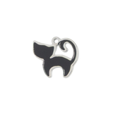 Silver Charm Black Kitty